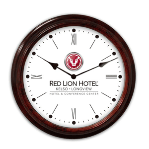 13.5" Custom Logo Wall Clock